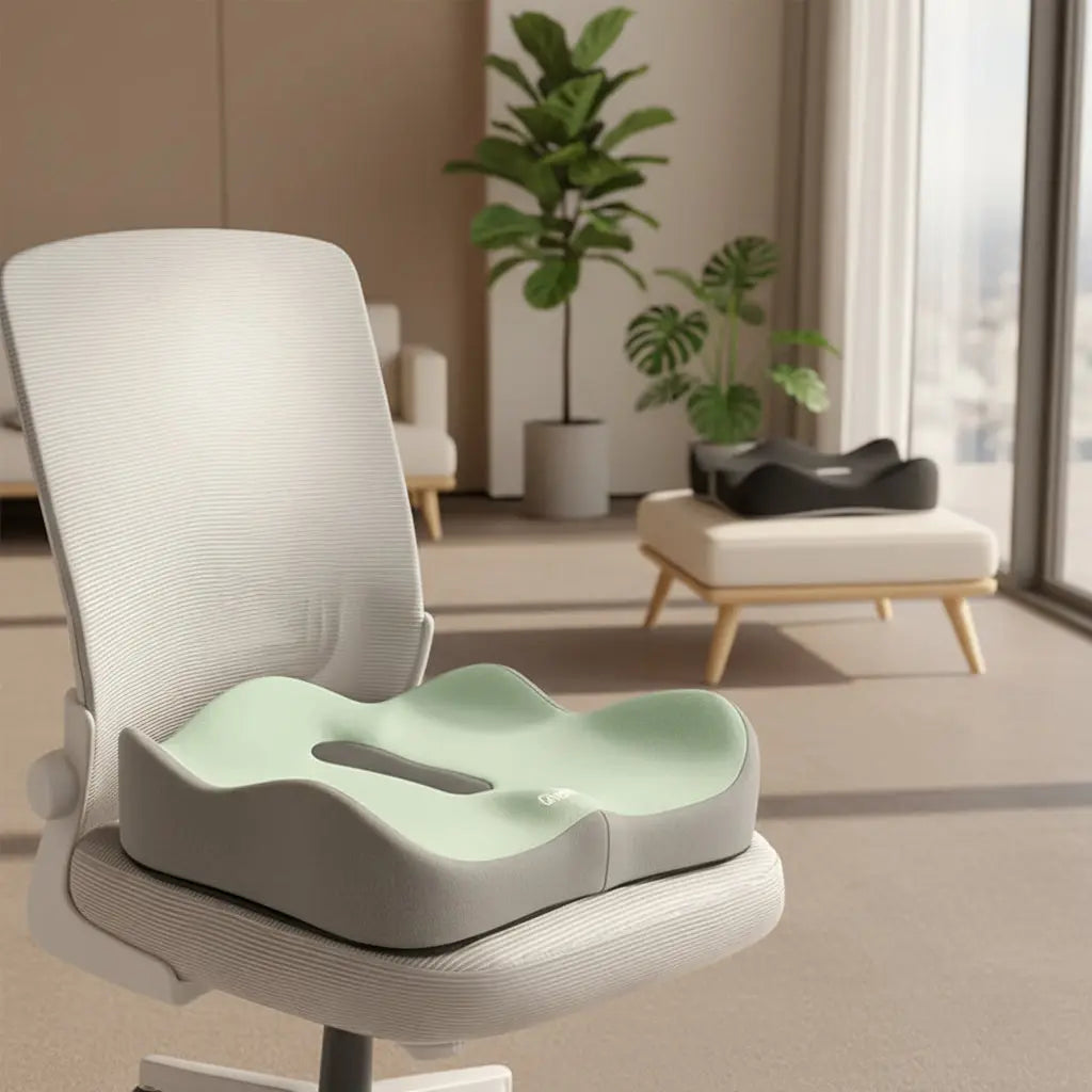 Coussin Mémoire de Forme pour Chaise de Bureau. NEXORA.gtk