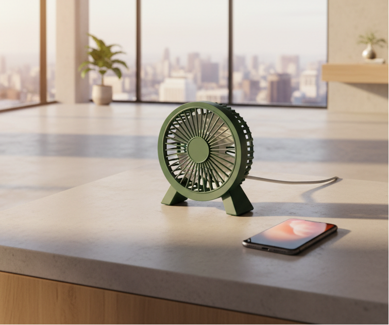 Mini Ventilateur de Table Rechargeable