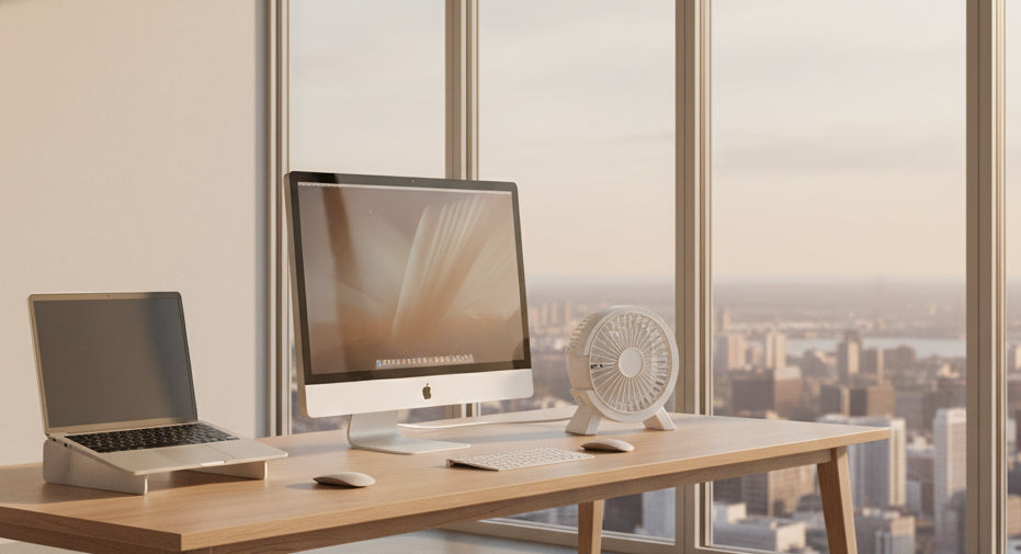 Mini Ventilateur de Table Rechargeable